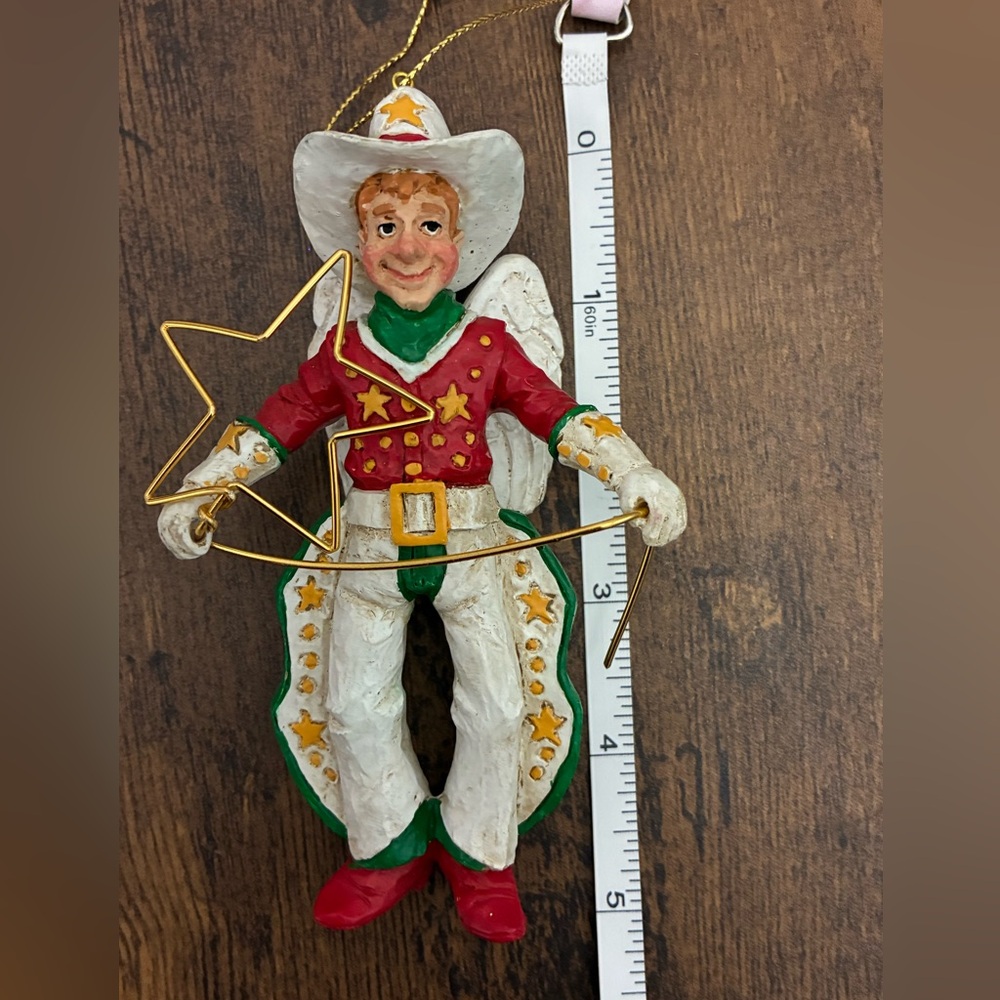 Kurt S. Adler Cowboy Angel Christmas Ornament - Picture 8 of 8